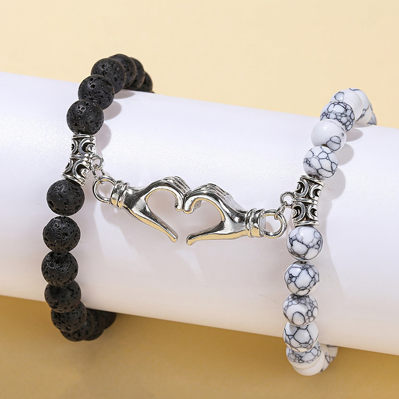 Love Magnet Suction Couple Personalized Niche Design Bracelet