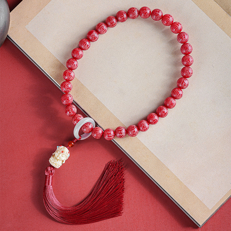 Words Motto Bodhi Root Hand Toy Female Bracelet