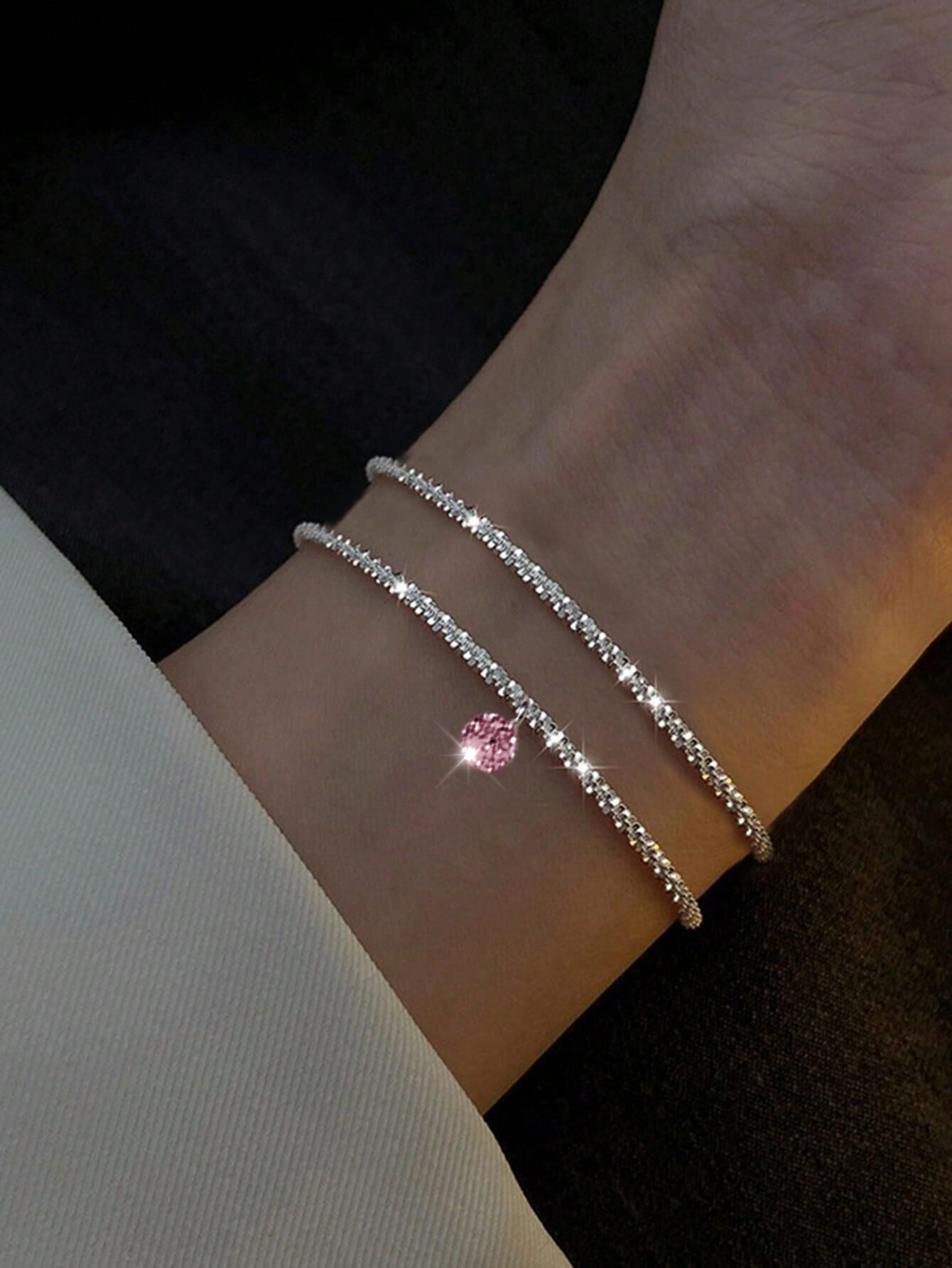 Women's Sparkling For Design Light Luxury High-grade Bracelets