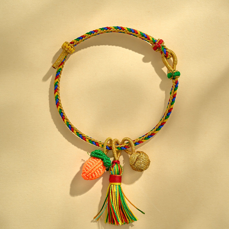 Children's Dragon Boat Festival Colorful Rope Hand-woven Small Bracelets