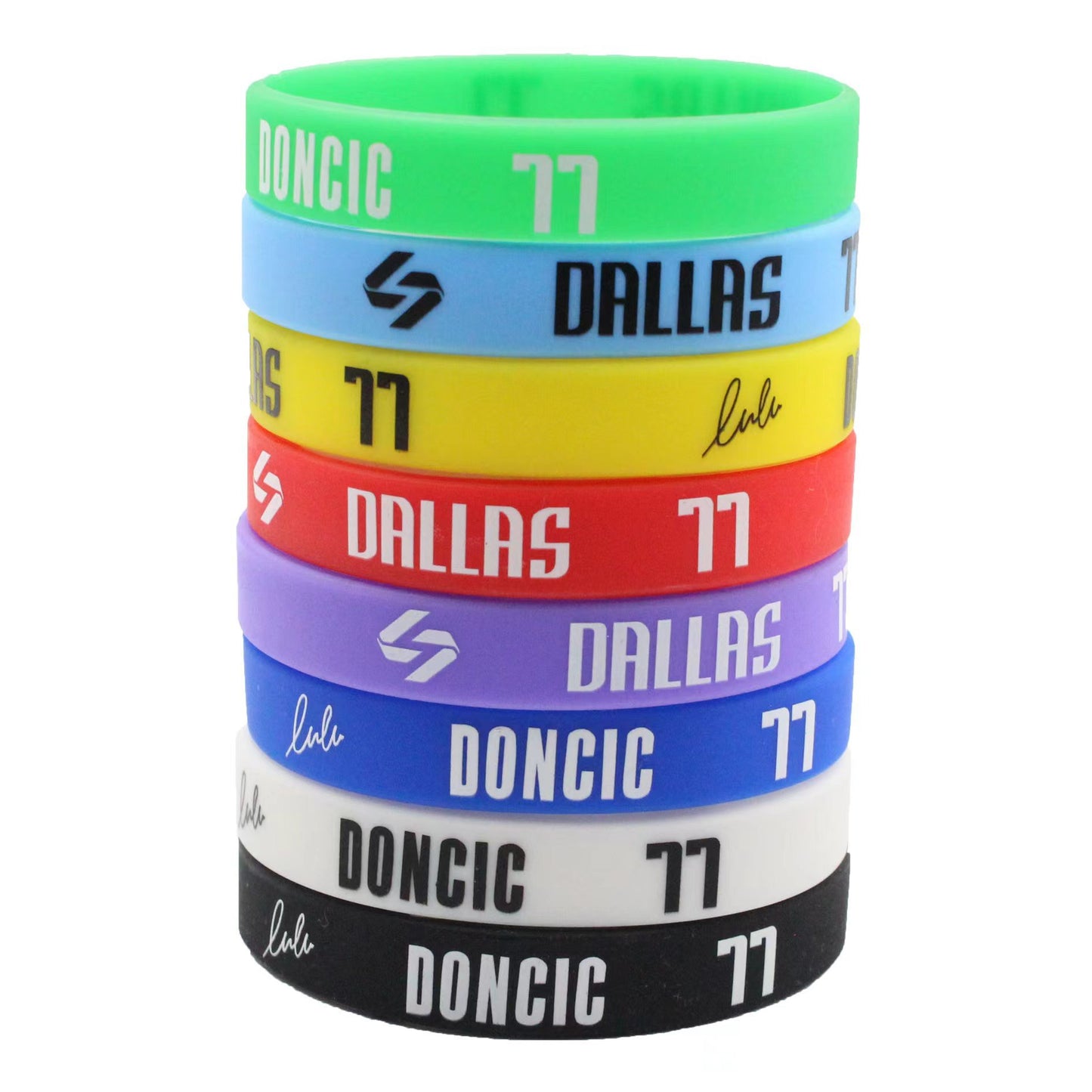 Silk Screen Basketball Silicone Sports Curry James Bracelet