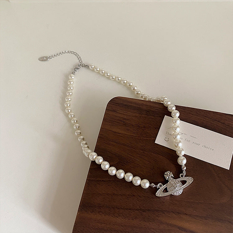 Planet Female Design Sense Niche Retro Necklaces
