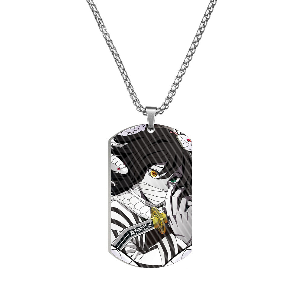 No Stainless Steel Color Printing Army Pendants