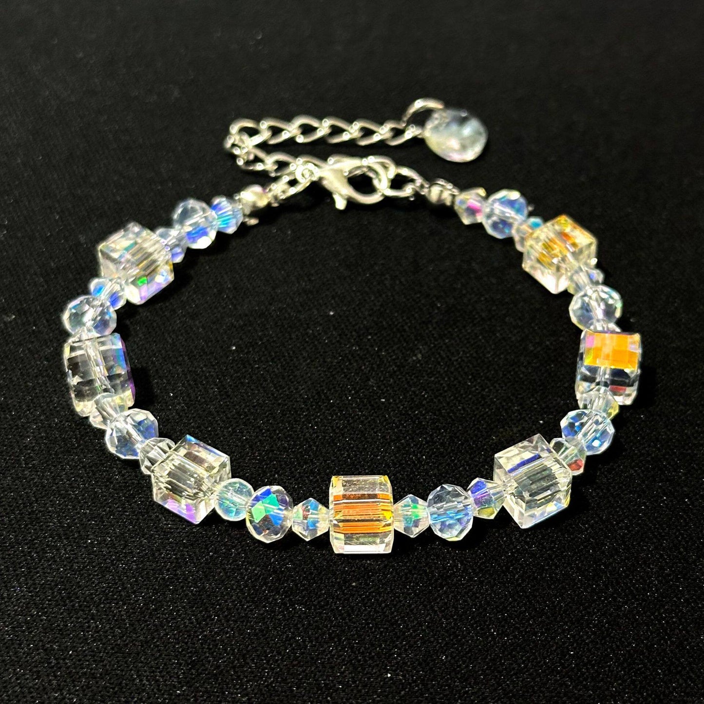 Square Crystal Lucky Stone Fashion Lady Temperament Extremely Bracelets