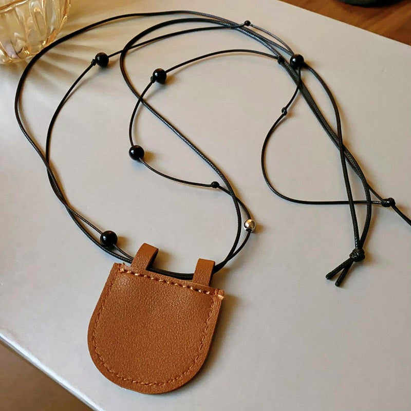 Women's Wear Concave Fashion Accessories Halter Mini Bag Exquisite Design Necklaces