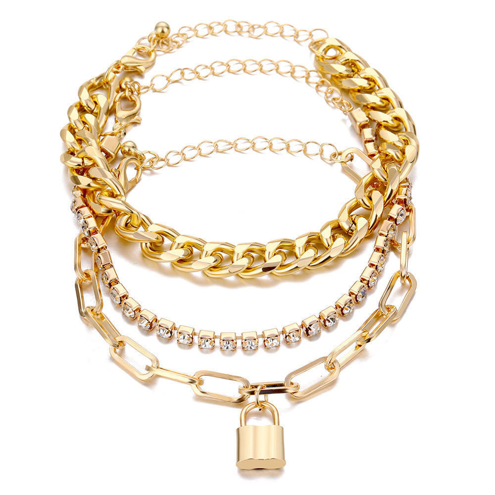 Charming Twist Glossy Irregular Punk Suit Bracelets