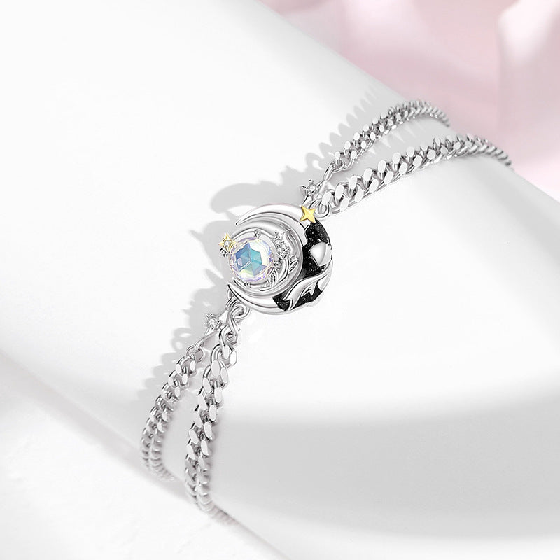 Women's & Men's Couple Niche High Sense Star Moon Valentine's Bracelets