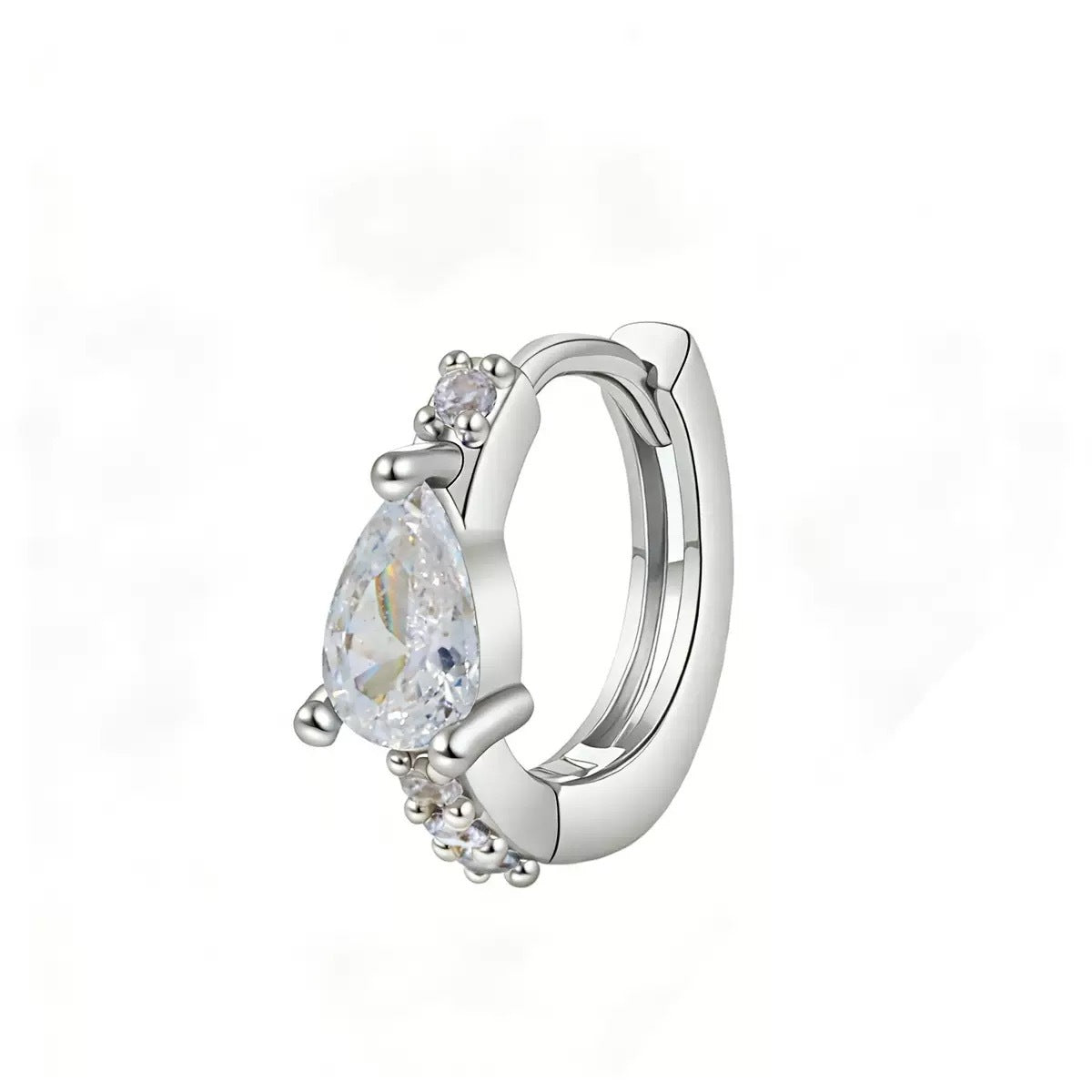 Women's Light Luxury Geometric Flash Clip Simple Fashion Exquisite Inlaid Rings