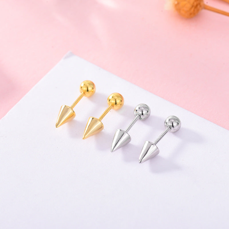 Women's Three-dimensional Geometric Figure Ear Bone Design Earrings