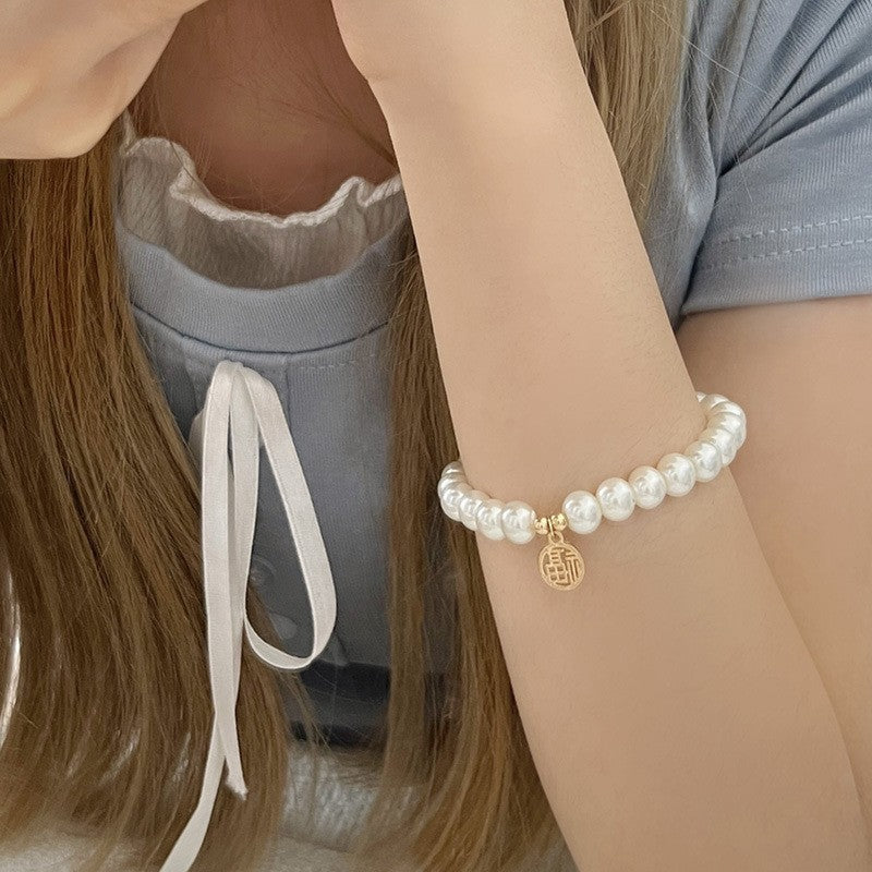 Women's Bow Twin Light Luxury Minority High-grade Exquisite Bracelets