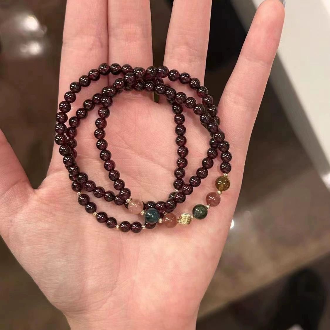 Chinese Style String Twin Multilayer Retro Ethnic Exquisite Beaded Bracelets