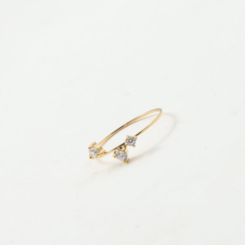 Very Thin Diamond In The Debris Titanium Rings