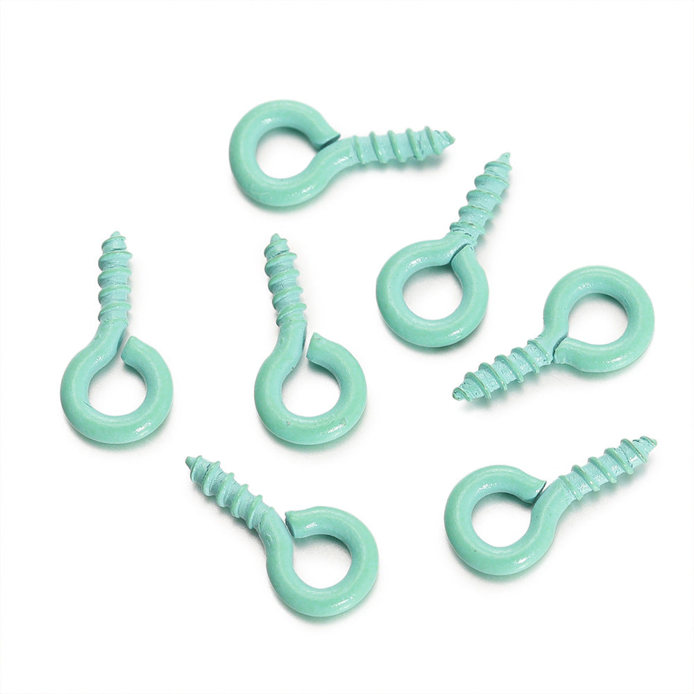 Croissant Nail Screw Sheep Eye Pearl Jewelry Accessories