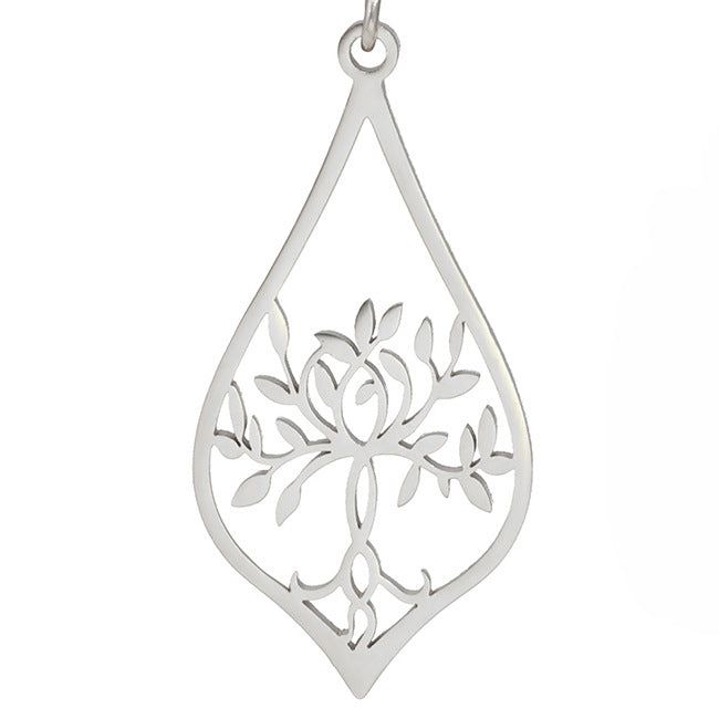 Hollow Tree Four-leaf Clover Plant Leaves Amulet Jewelry Pendants