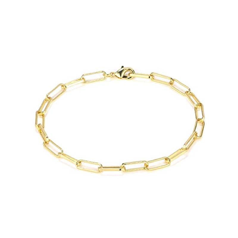Curved Cross Clip Chain Simple Splendid Necklace