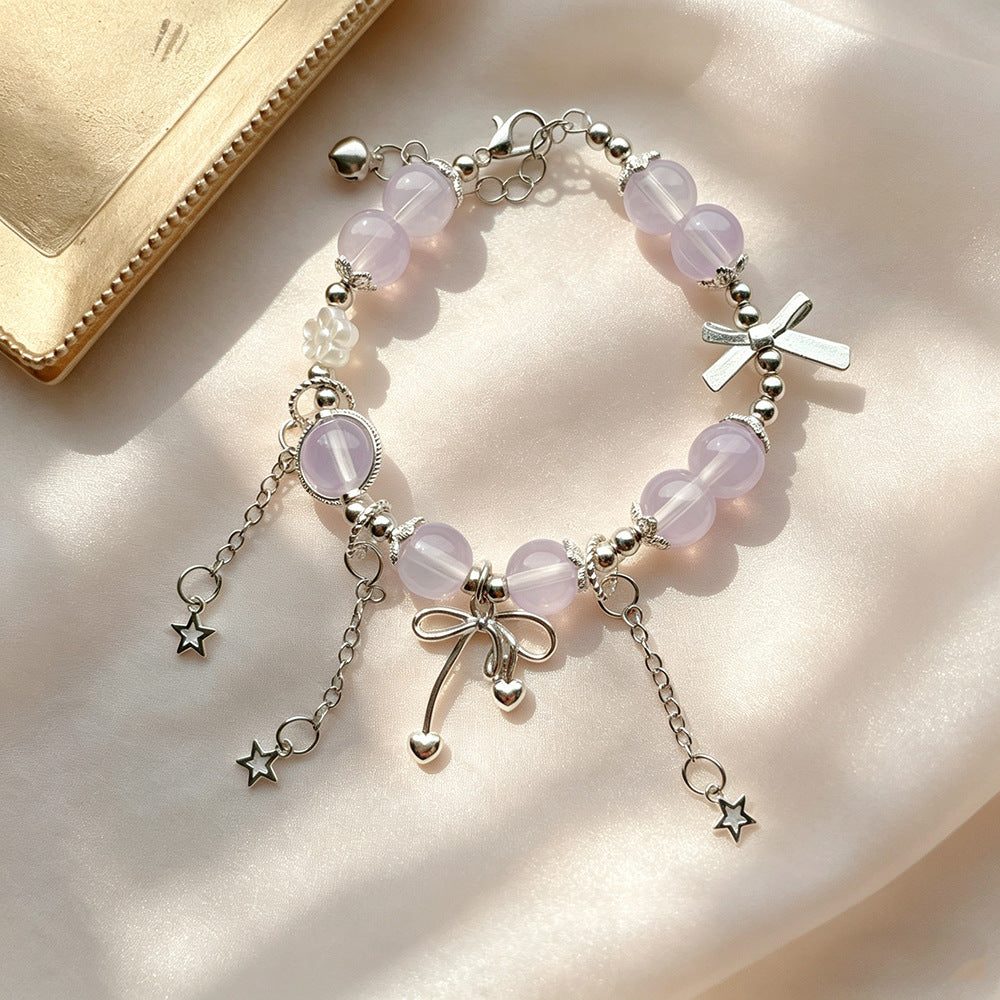 Women's Sweet Crystal Beaded Design Super Fairy Bracelets