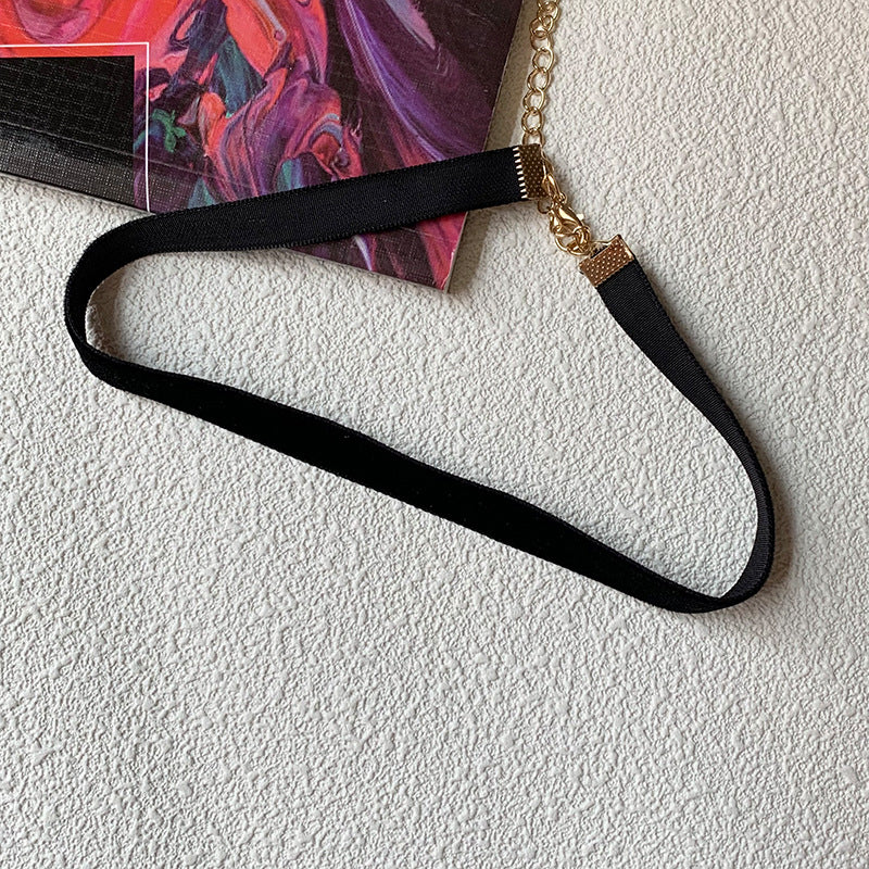 Veet Band Gothic Classic Simple Combination Necklace