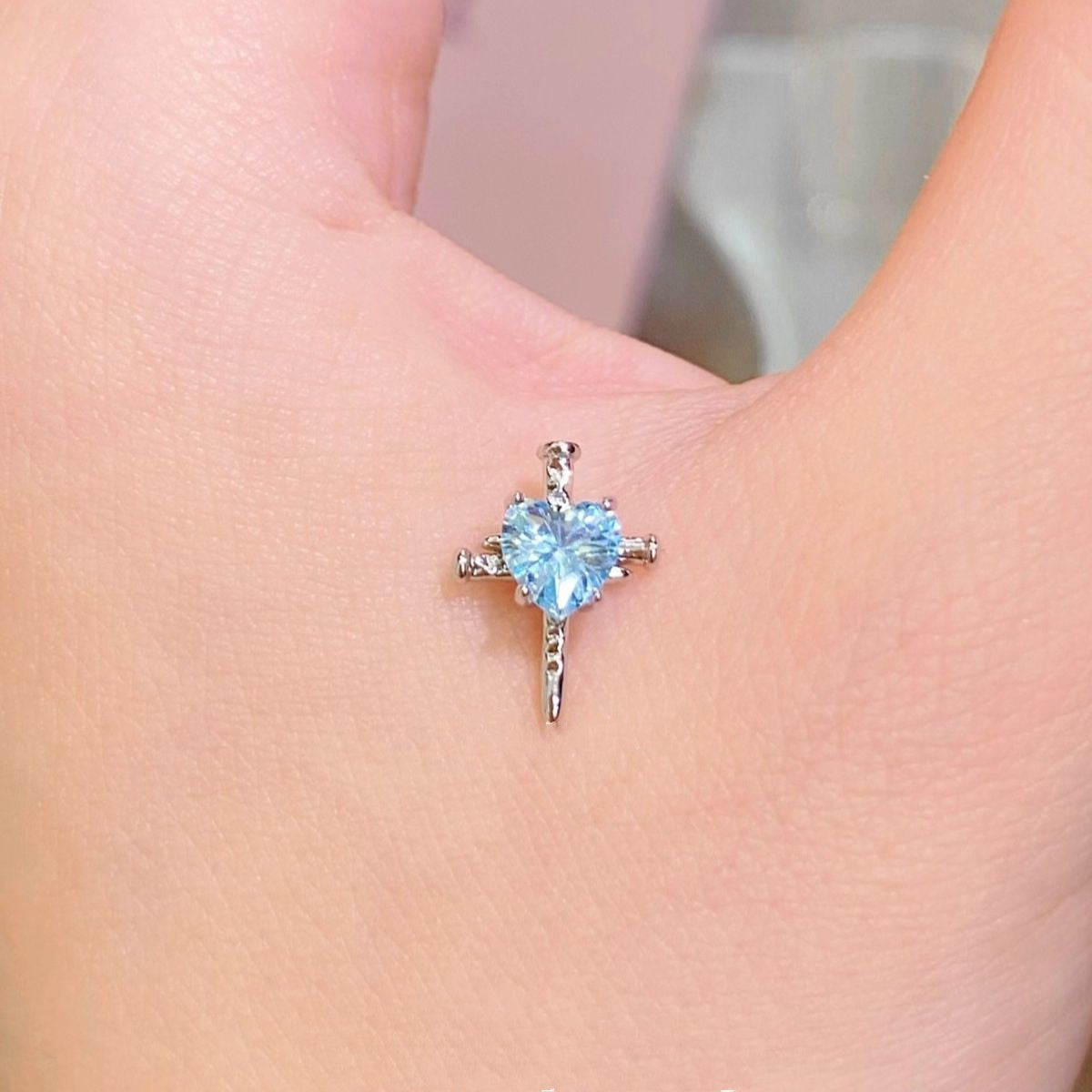 Cross Personality Super Flash Niche Unique No Need To Take Rings