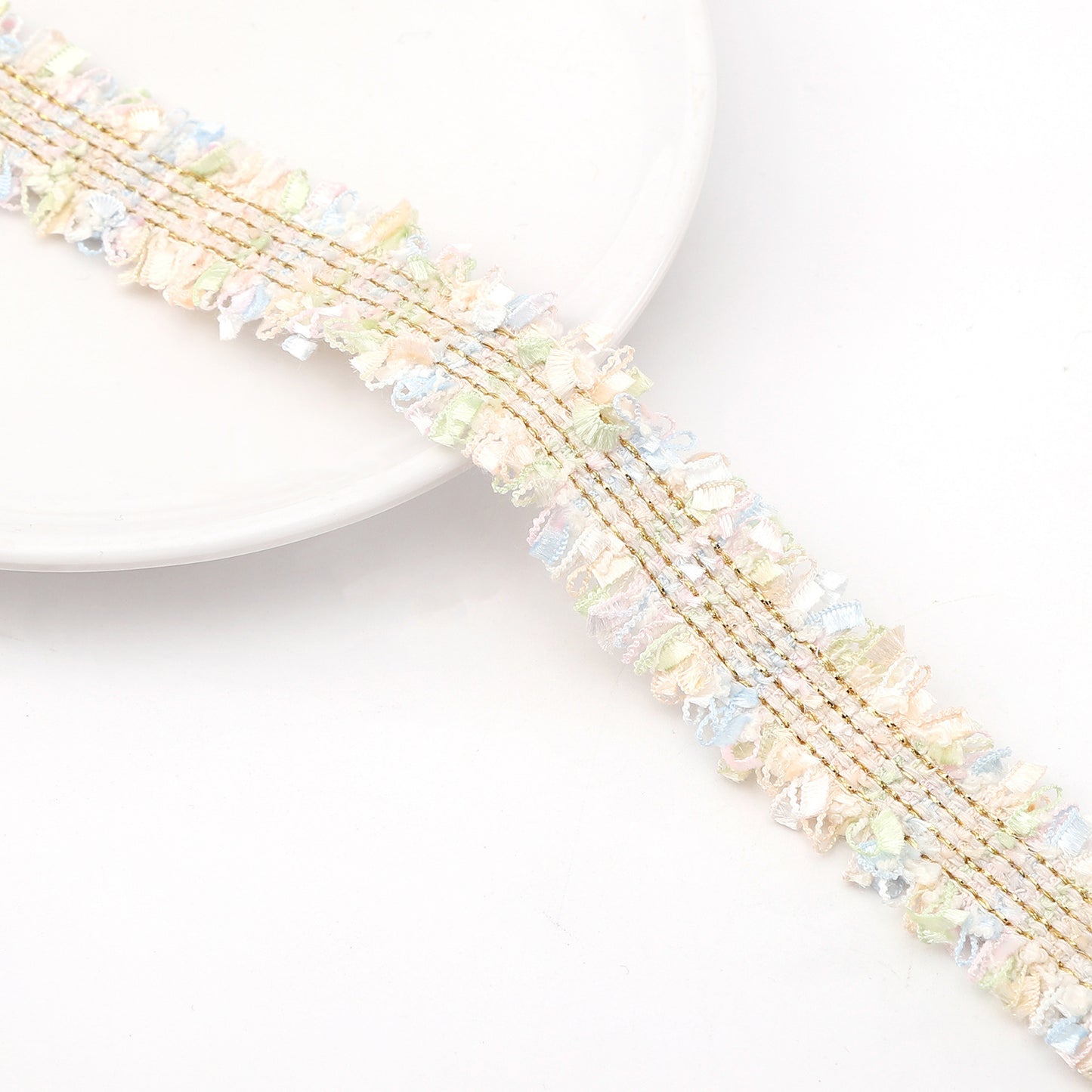 Classic Style Polyester Lace Handmade Suitcase Hat Weaving Rope Jewelry Accessories