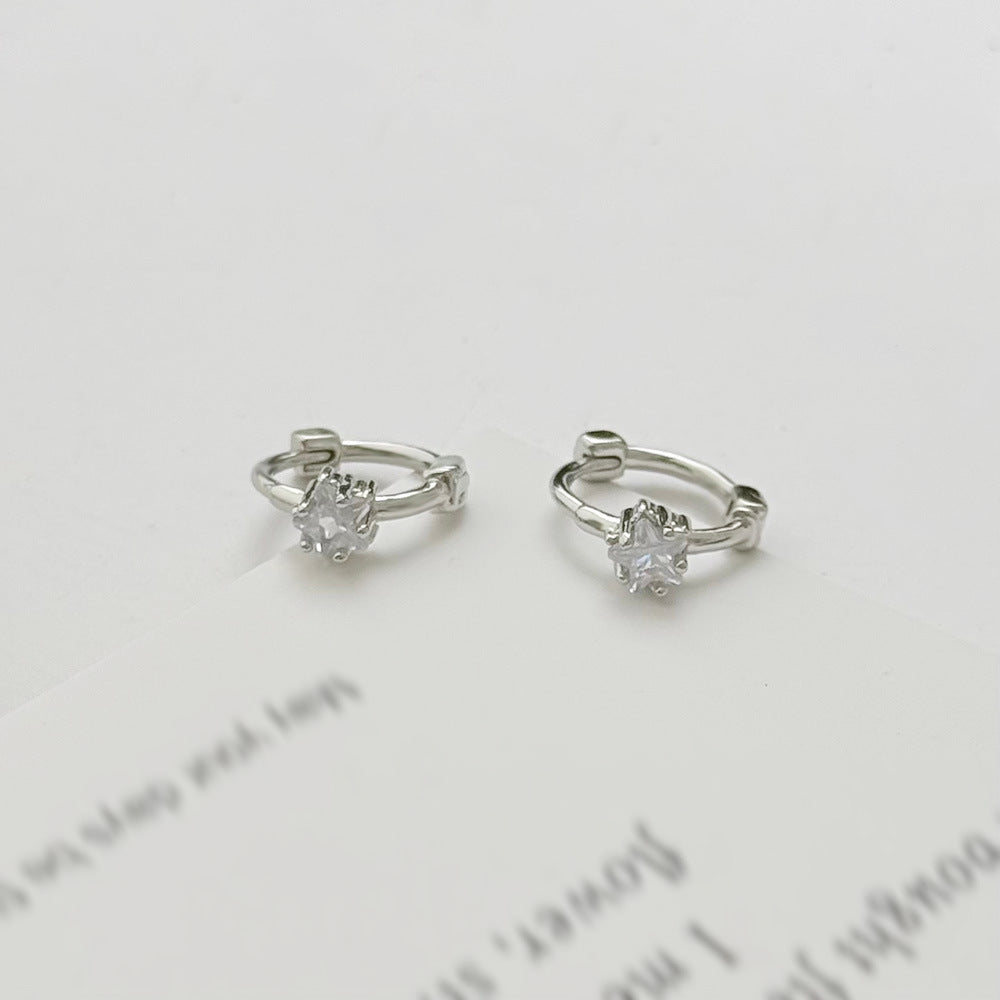 Diamond Suit Clip Exquisite Fashion Versatile Design Rings