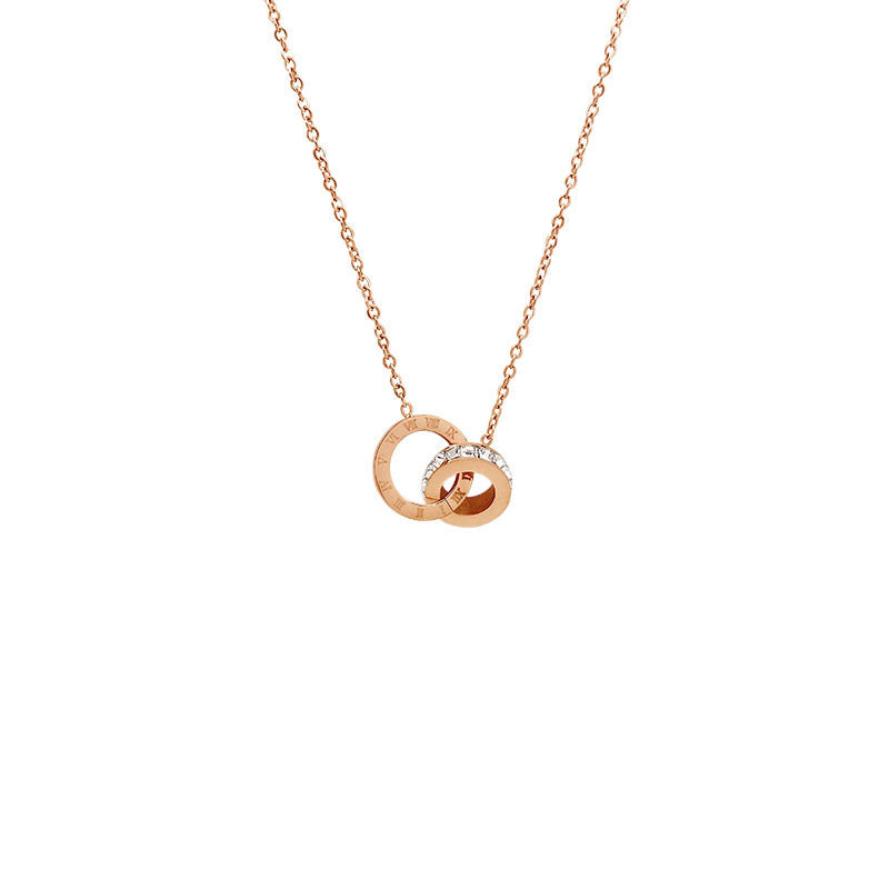 Chain Female Rose Gold Design High Necklaces