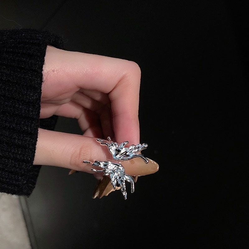 Style Niche Advanced Sweet Mouth Index Finger Female Design Ring