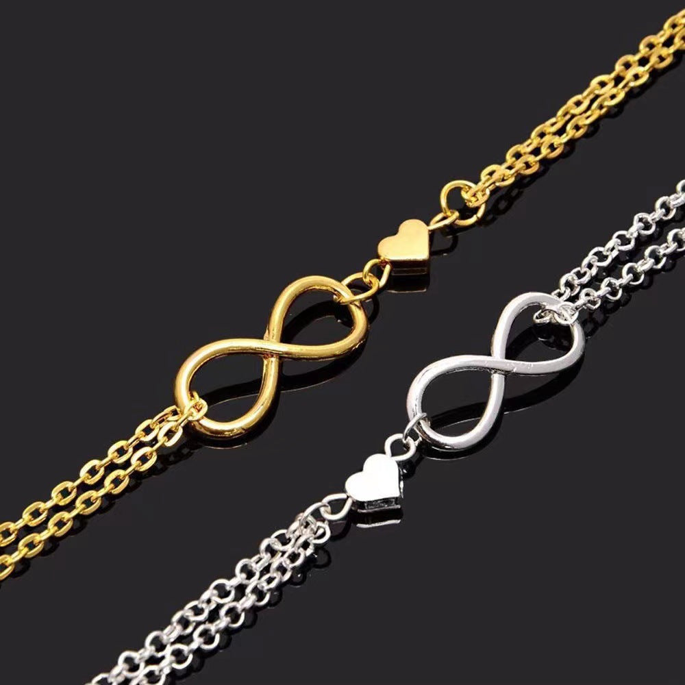 Classic Infinite Symbol Digital Love Combination Bracelets