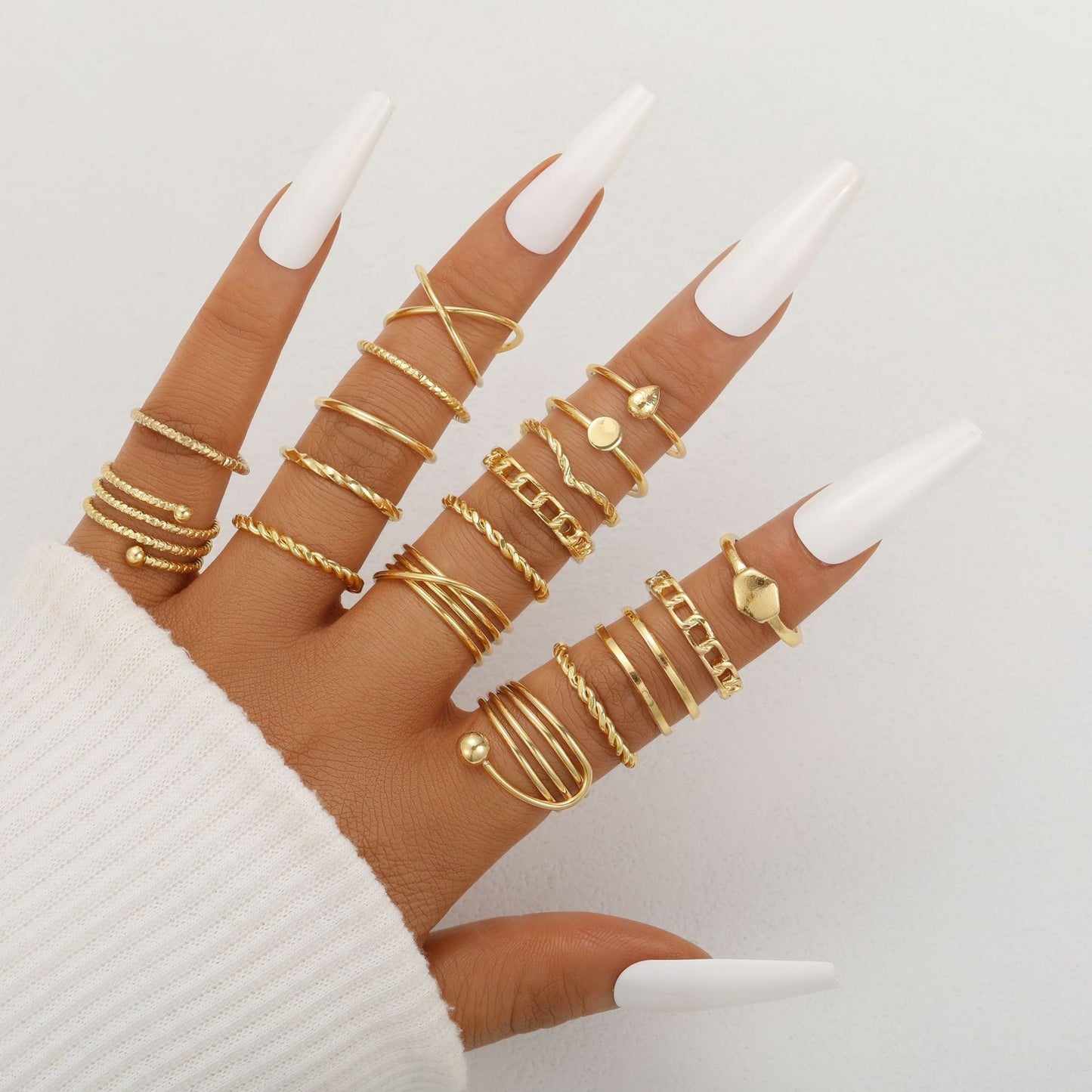 Women's Butterfly Loving Heart With Opening Fashion Rings