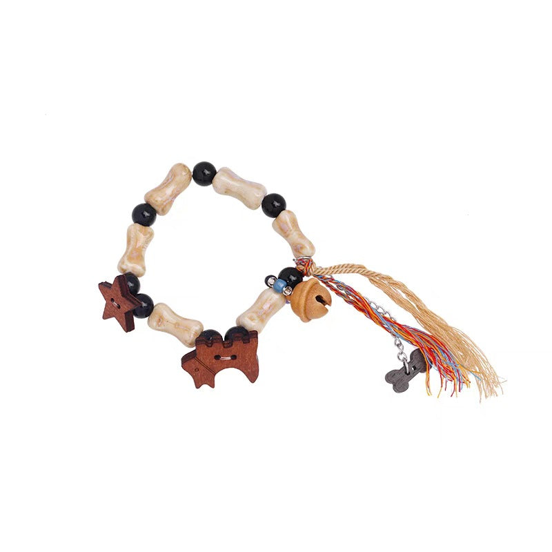 Style Handmade Puppy Beaded Female Cute Niche Bracelets