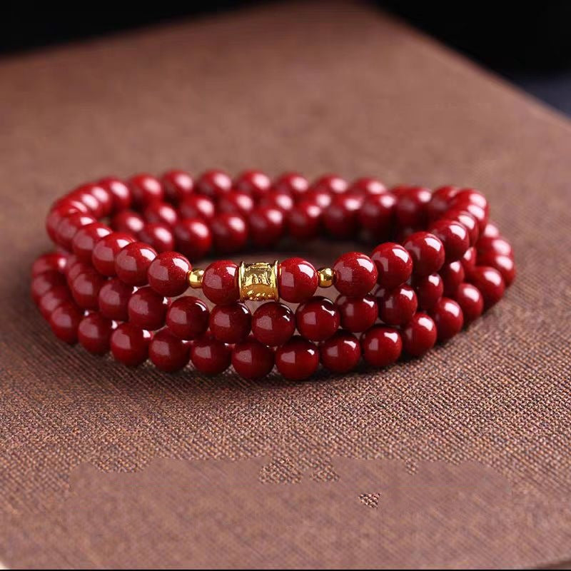 Cinnabar Collection Purple Gold Sand Life Bracelet