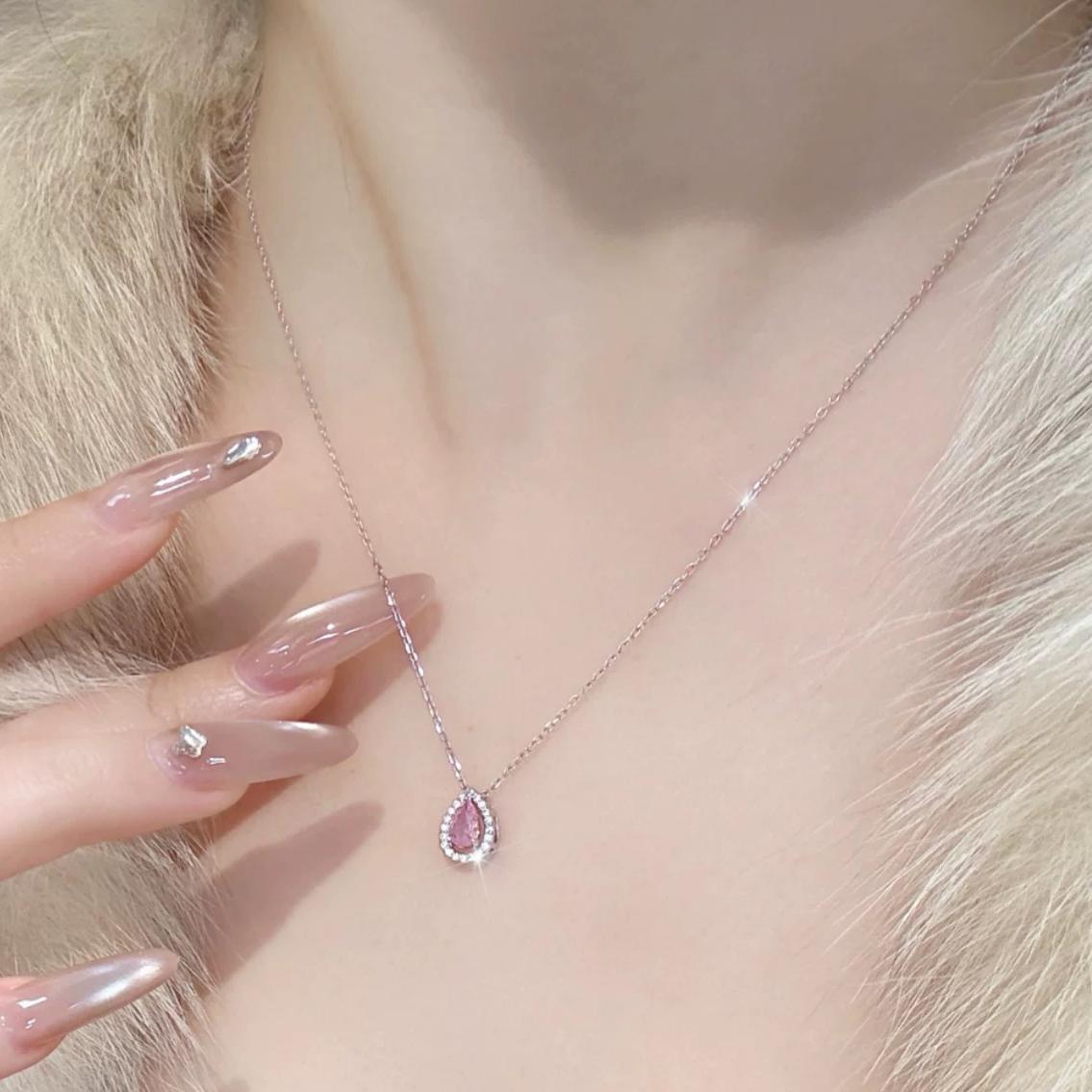 Women's Blue Tears For Light Luxury Minority High-grade Water Pendants