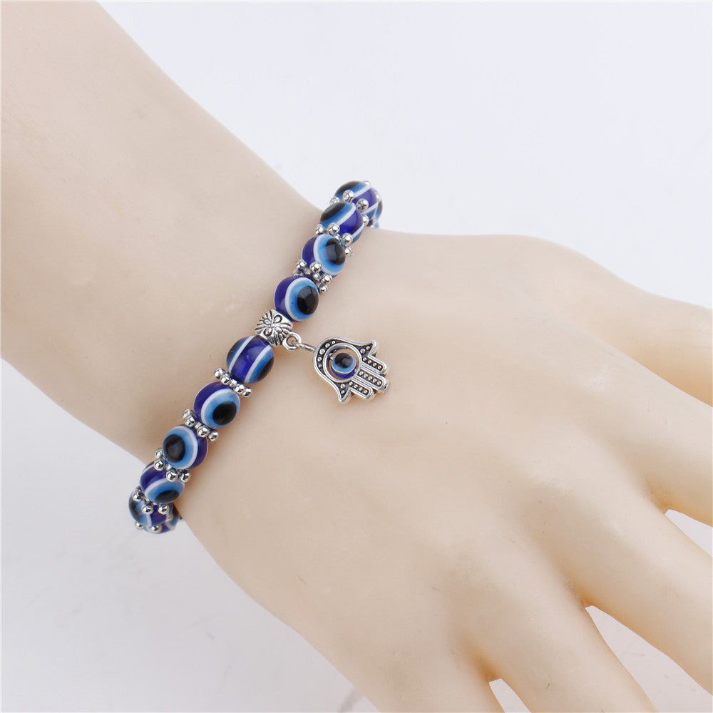 Turkish Blue Eyes Fatima Palm Devil Bracelets