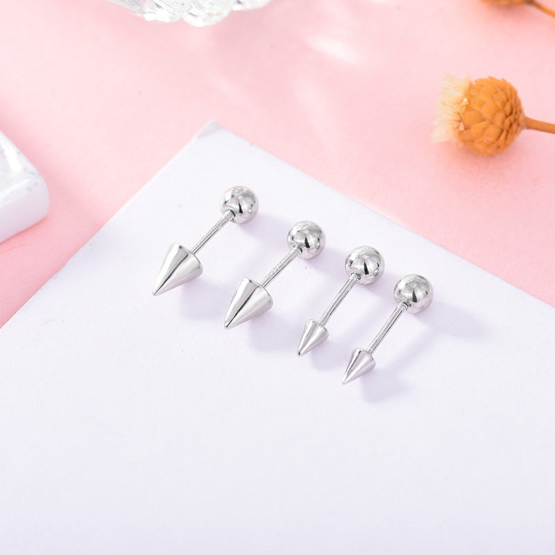 Women's Three-dimensional Geometric Figure Ear Bone Design Earrings