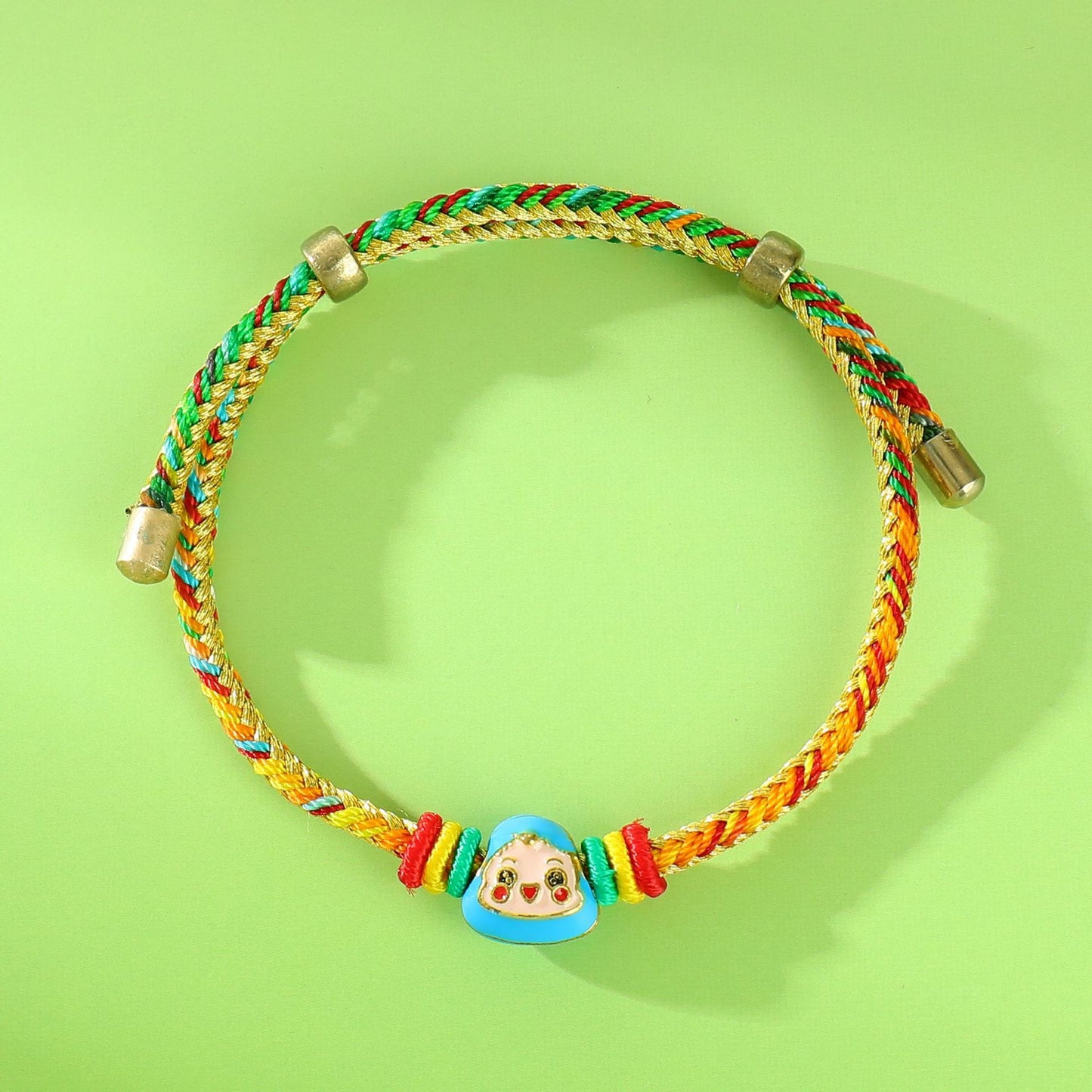 Festival Colorful Rope Carrying Strap Cartoon Small Bracelet