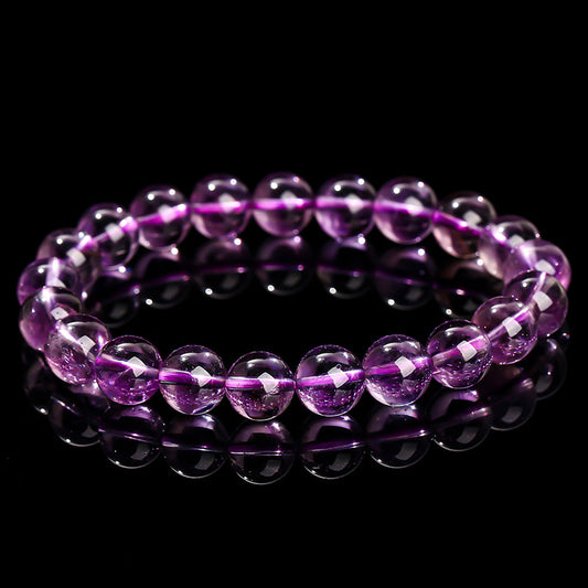 Natural Brazil Iced Amethyst Ornament Live Bracelets