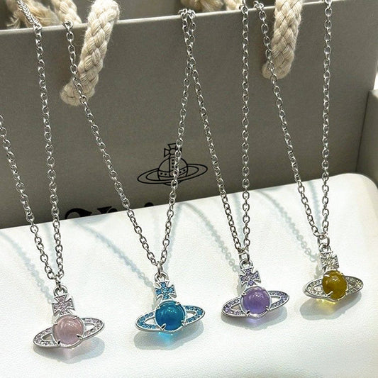 Cross Lucky Beads Female Fashion Design Necklaces