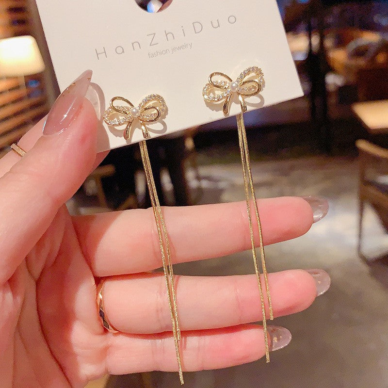 Women's Bow Simple Long One Style For Rings