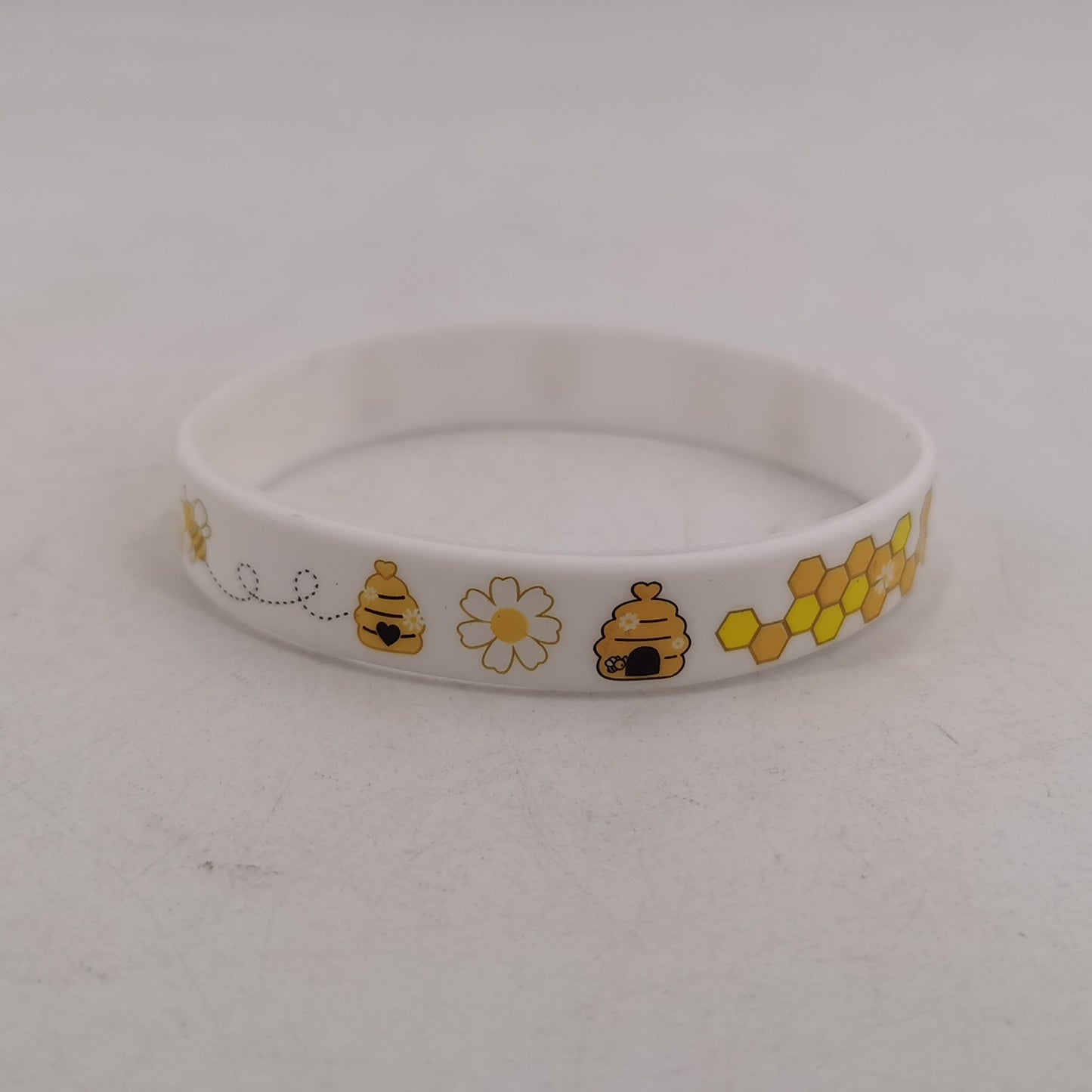 Little Bee Silicone Cartoon Theme Party Color Bracelet