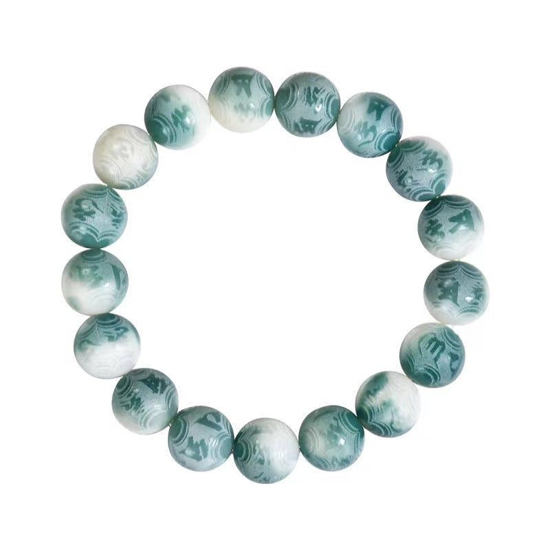 Words Motto Bodhi Root Hand Toy Female Bracelet